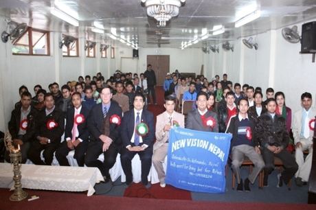 Participants and trainers at the New Vision Nepal inauguration, Kathmandu, 2011